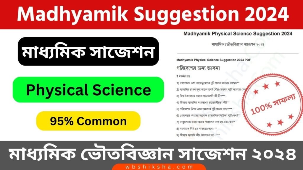 Madhyamik Physical Science Suggestion 2024 PDF   Madhyamik Physical Science Suggestion 2024 1024x576 